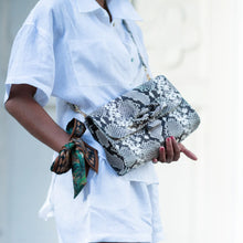 Load image into Gallery viewer, Fleur Kakasi x Elyse & I Collaboration Silk Twilly Scarf