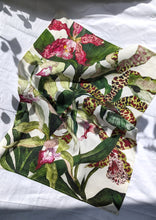 Load image into Gallery viewer, Tiger Orchid Tea Towel