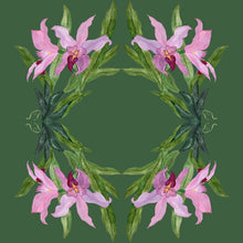 Load image into Gallery viewer, Tiger Orchid Linen Napkin - Set of 8