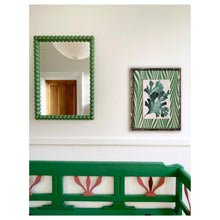 Load image into Gallery viewer, Marbled Paper Mount Original Paintings - Green Series