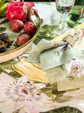 Load image into Gallery viewer, Passionflower Linen Napkin - Set of 8