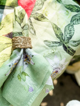 Load image into Gallery viewer, Passionflower Linen Napkin - Set of 8
