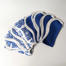 Load image into Gallery viewer, Indigo Orchid Linen Napkin - Set of 8