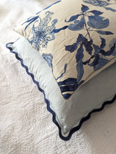 Load image into Gallery viewer, Indigo Chinoiserie Cushion Cover
