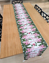 Load image into Gallery viewer, Medinilla Magnifica Pure Linen Table Runner