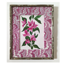 Load image into Gallery viewer, Marbled Paper Mount Original Paintings - Pinks & Reds Series