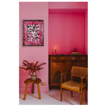 Load image into Gallery viewer, Marbled Paper Mount Original Paintings - Pinks & Reds Series