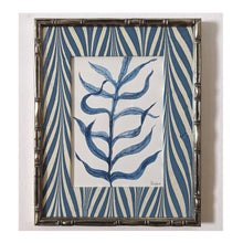 Load image into Gallery viewer, Marbled Paper Mount Original Painting - Blue Series