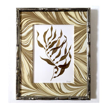 Load image into Gallery viewer, Marbled Paper Mount Original Paintings - Neutrals Series