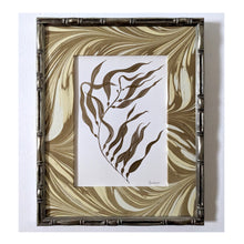 Load image into Gallery viewer, Marbled Paper Mount Original Paintings - Neutrals Series