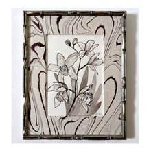 Load image into Gallery viewer, Marbled Paper Mount Original Paintings - Neutrals Series