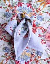 Load image into Gallery viewer, Periwinkle Chintz Linen Napkin - Set of 8