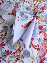 Load image into Gallery viewer, Periwinkle Chintz Linen Napkin - Set of 8