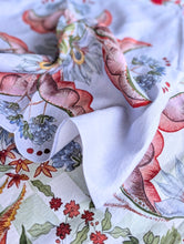 Load image into Gallery viewer, Periwinkle Chintz Linen Napkin - Set of 8