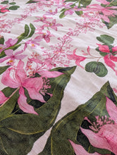 Load image into Gallery viewer, Medinilla Magnifica Pure Linen Table Runner