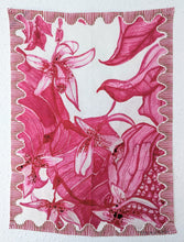 Load image into Gallery viewer, Magenta Orchid Tea Towel