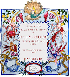 Commercial Work : INVITATION DESIGN & ILLUSTRATION, BEA STYLE CURATORS