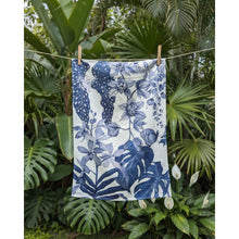 Load image into Gallery viewer, Blue Chinoiserie Tea Towel
