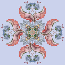 Load image into Gallery viewer, Periwinkle Chintz Linen Napkin - Set of 8
