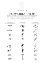 Load image into Gallery viewer, Singapore Botanic Furoshiki Cotton Wrapping Scarf
