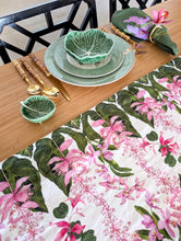 Load image into Gallery viewer, Medinilla Magnifica Pure Linen Table Runner
