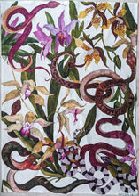 Load image into Gallery viewer, Snake Orchid Tea Towel
