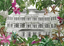 Load image into Gallery viewer, Tigers at Raffles Tea Towel
