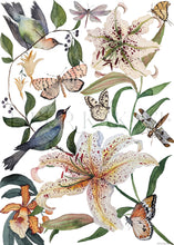 Load image into Gallery viewer, Birds &amp; Butterflies Tea Towel

