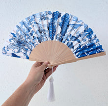 Load image into Gallery viewer, Chinoiserie Silk Hand Fan
