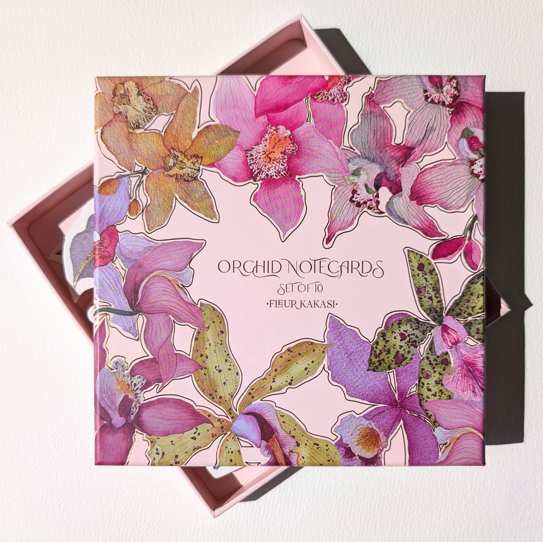 Orchid Notecard Set